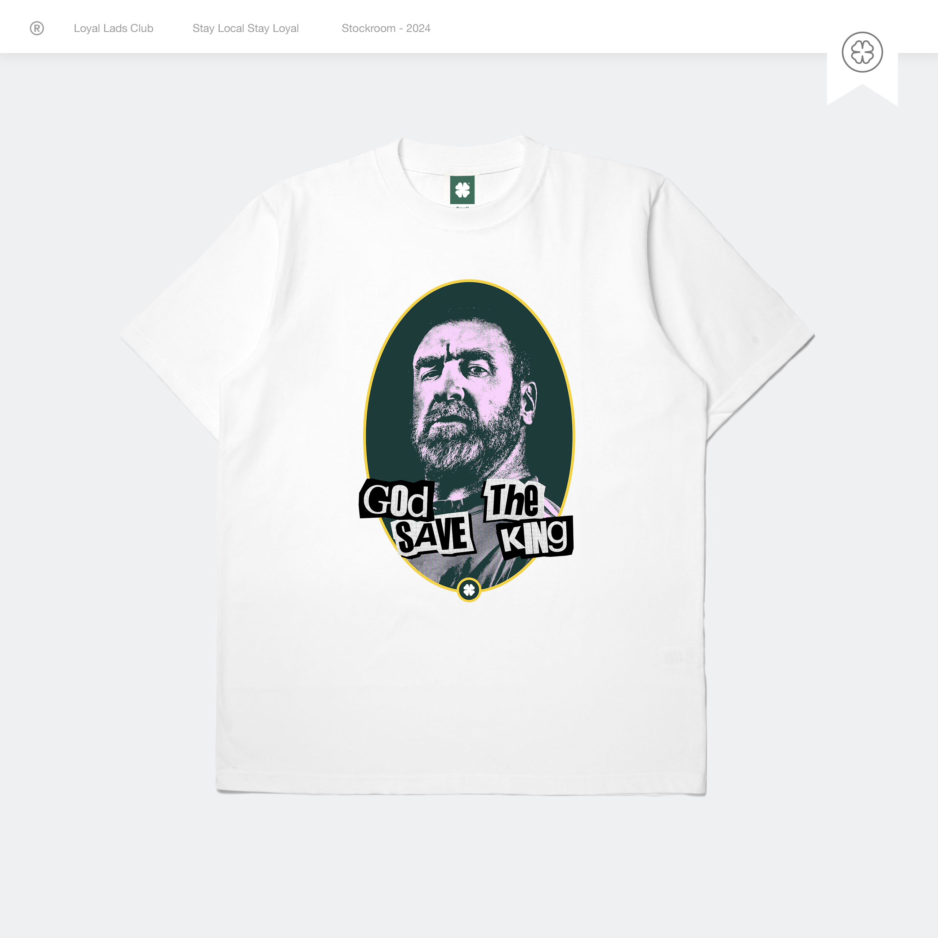 Tshirt - King White - Thumbnail 1